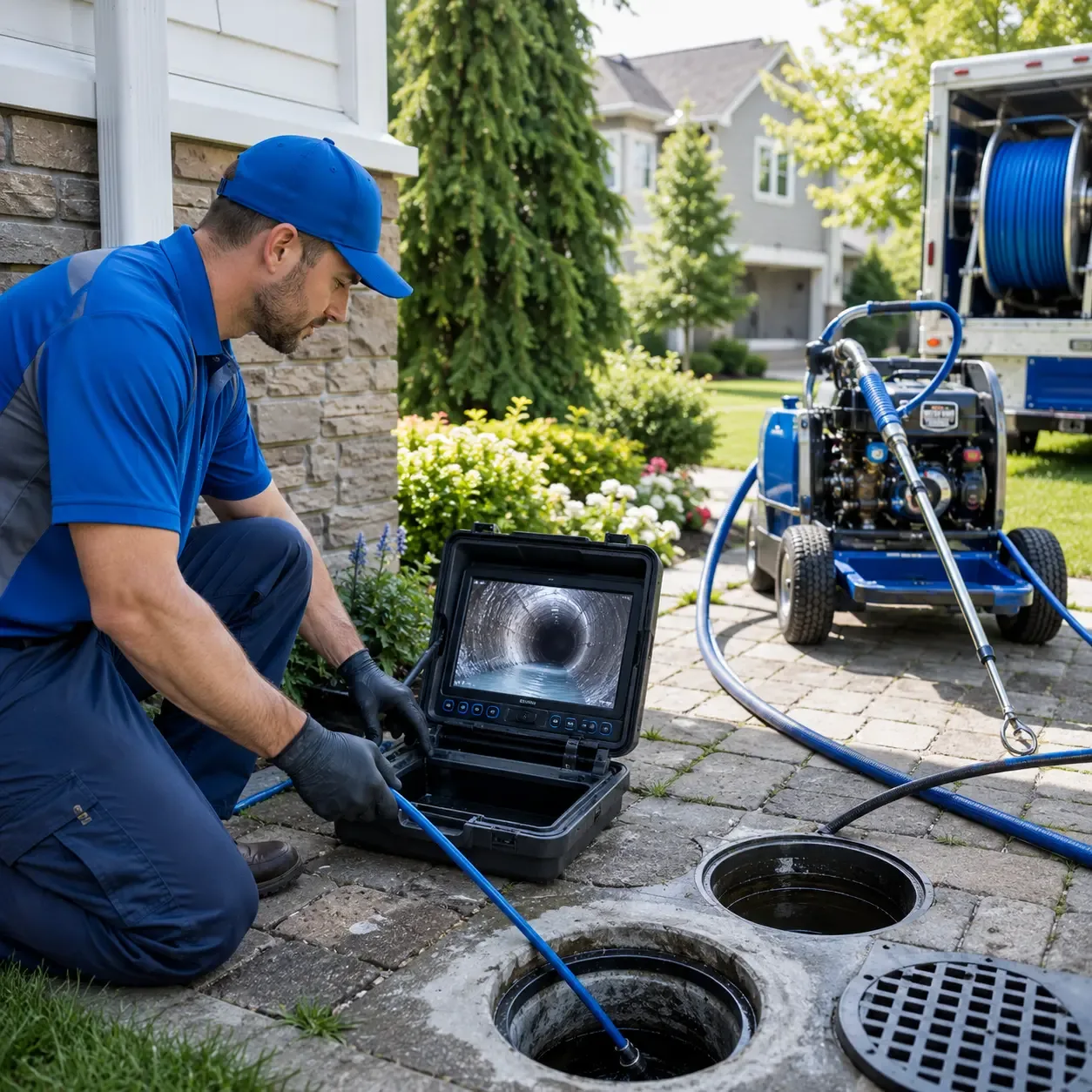 Outdoor drain cleaning professionals serving Leckrone, PA
