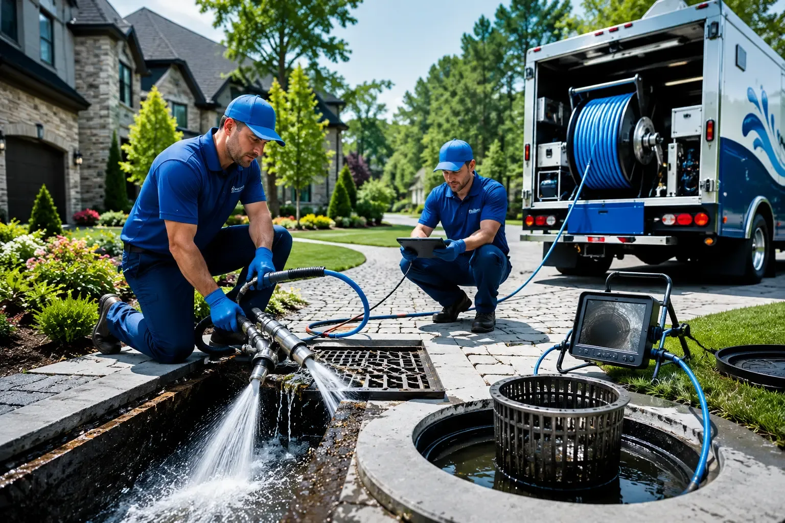Local outdoor drain cleaning professionals in Leckrone, PA